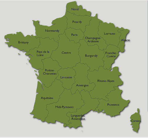 Regions of France